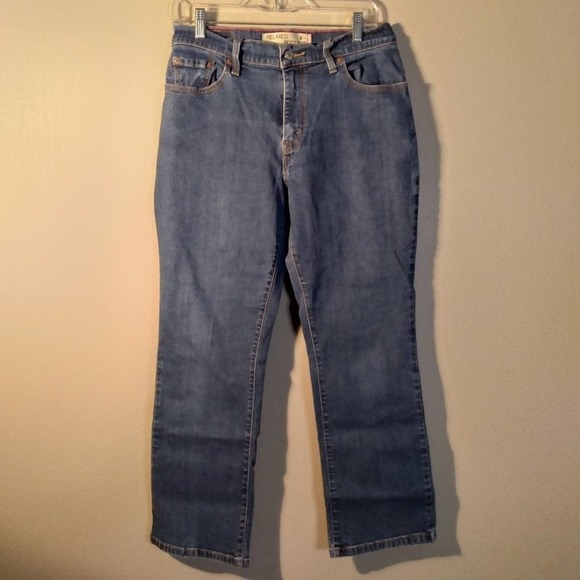 Levi's 550 Relaxed Bootcut Medium Wash Jeans Size 12 - Picture 1 of 10